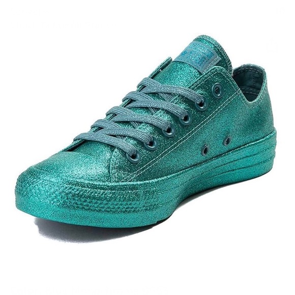 Converse Chuck Taylor All Star Lo Glitter Sneaker - Picture 4 of 12